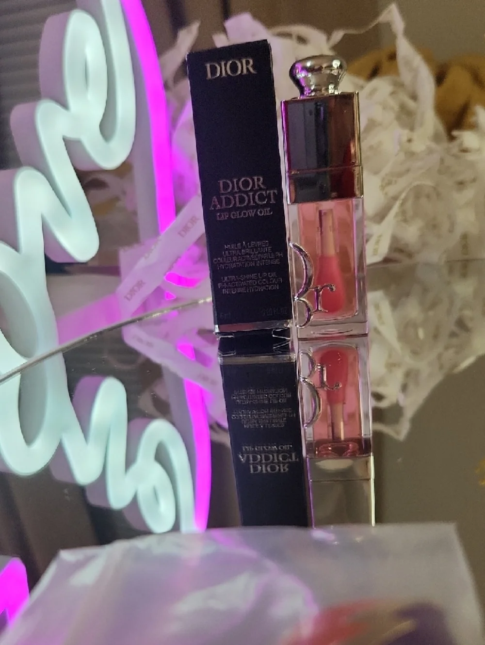 Dior Addict Lip Glow Oil 001 Pink Juicy  New In Box